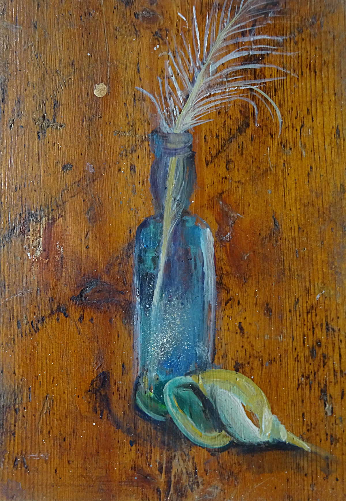 Katherine Tulloh - K924, Souvenir (feather, bond snail), 2019 · © Copyright 2024